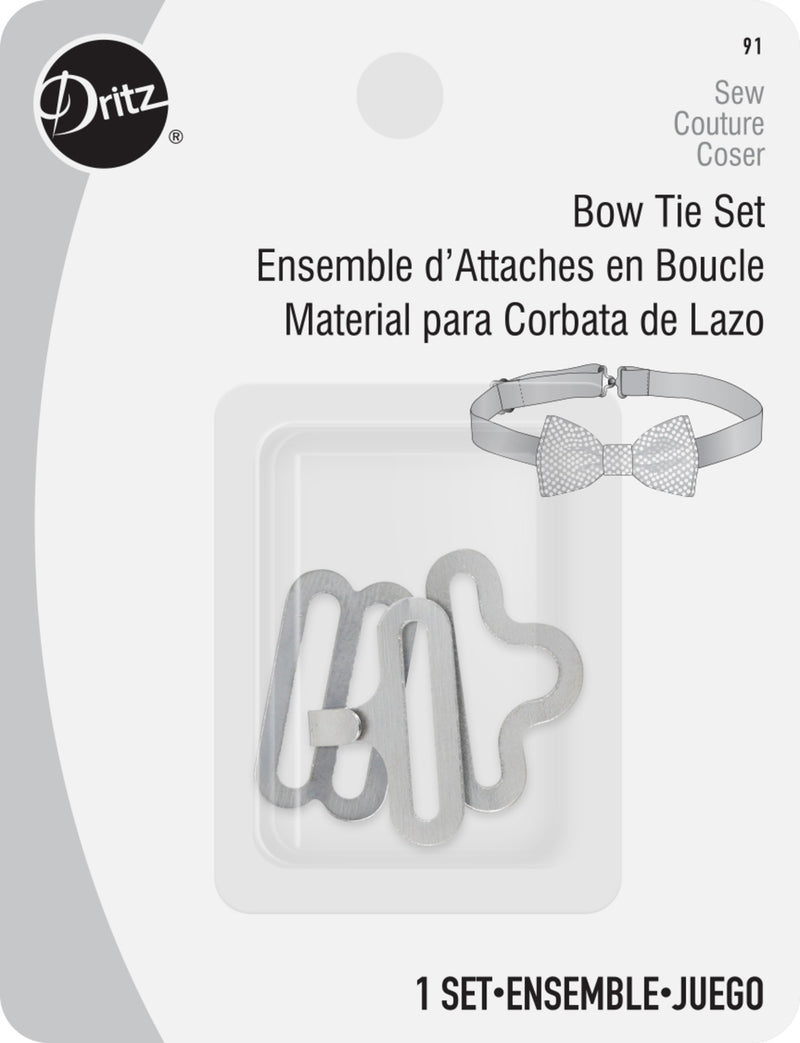Load image into Gallery viewer, 91|Dritz Bow Tie Set, 1 Set, Nickel
