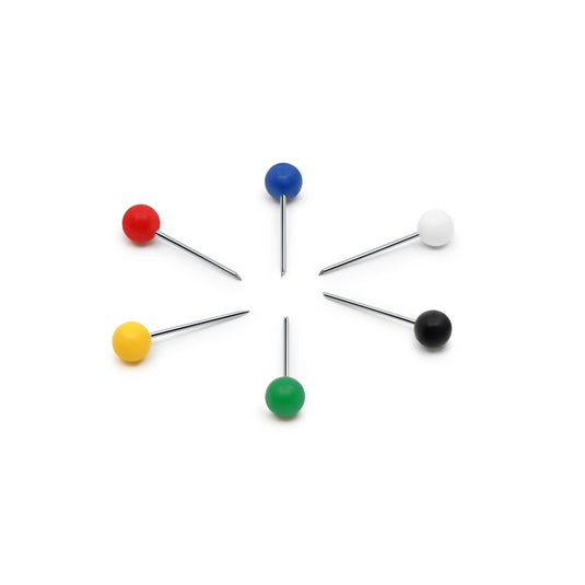 134|Dritz 15mm Map Pins, Assorted, 100 pc