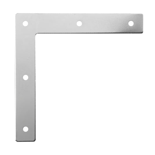 44789-65|Dritz Smooth Campaign Hardware Corners, Large, Nickel, 4 pc