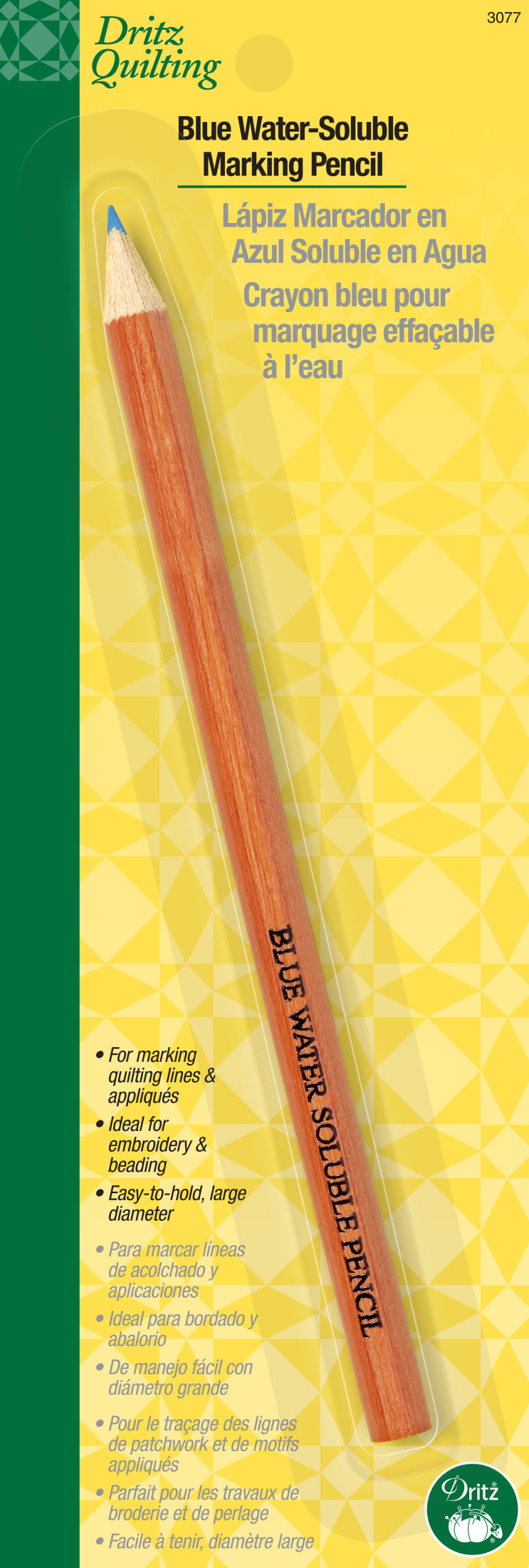 Load image into Gallery viewer, 3077|Dritz Water-Soluble Marking Pencil, 1 Count, Blue