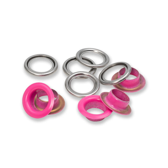542549|Prym Eyelets with washers 11 mm Pink 20pc