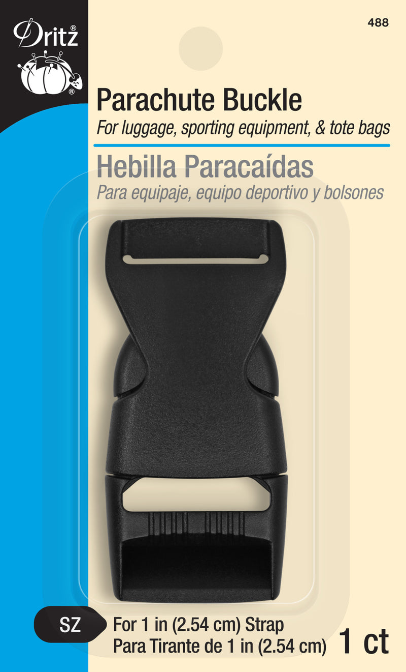 Load image into Gallery viewer, 488|Dritz 1" Parachute Buckle, Black