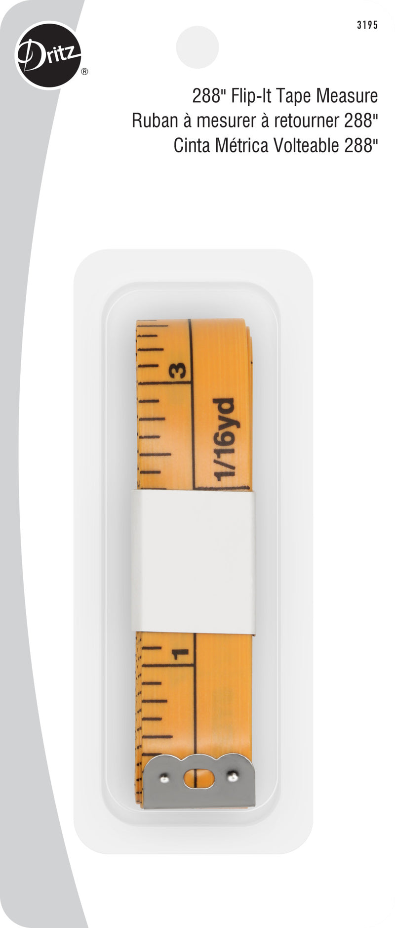 Cargue la imagen en el visor de la galería, 3195|Dritz 288-Inch Yardage Marked Tape Measure, Orange