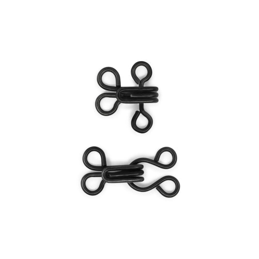 90-2-1|Dritz Hooks & Eyes, 14 pc, Black, Size 2