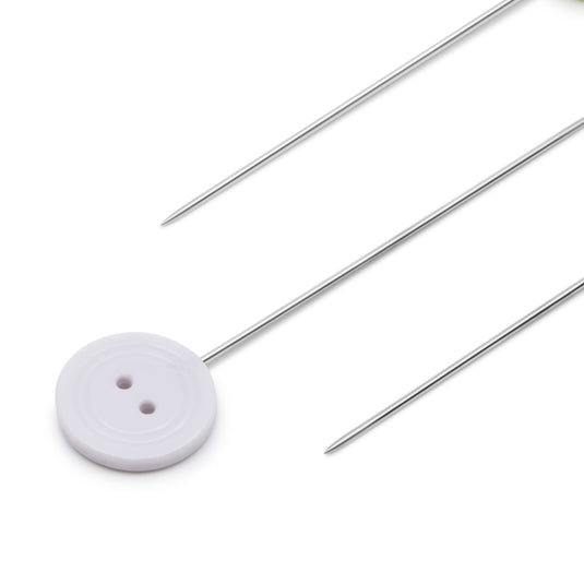 67|Dritz Flat Button Head Pins, Assorted, 50 pc