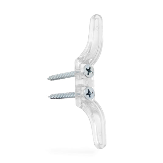 44340|Dritz 3" Cord Cleat Set, Clear