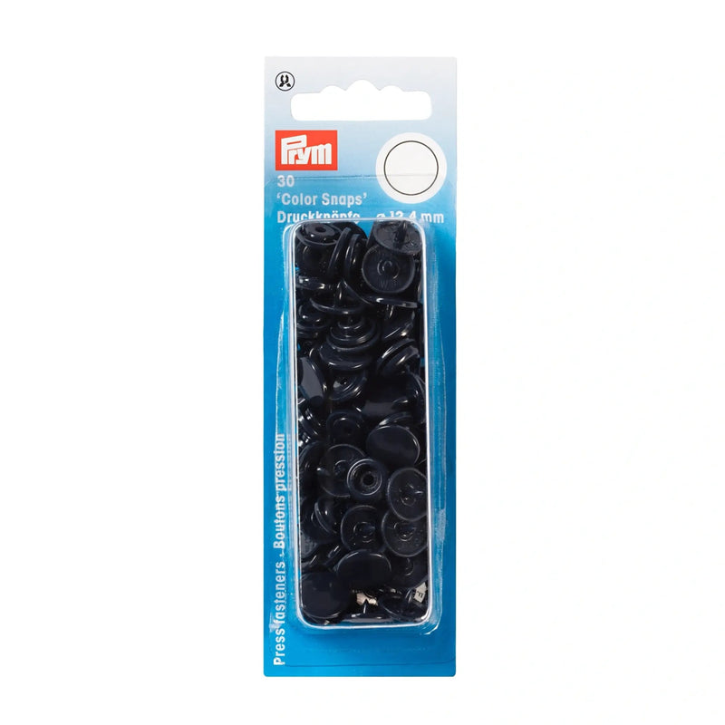 Load image into Gallery viewer, 393102|Prym Non-Sew Color Snaps 12.4 mm, 30 pc, Navy