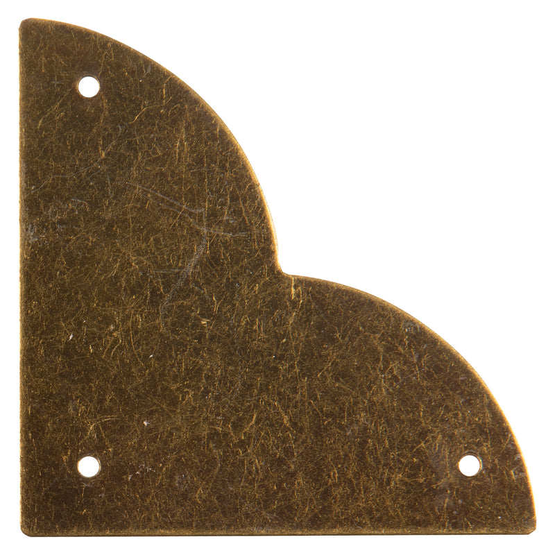 Load image into Gallery viewer, 44793-38|Dritz Smooth Quatrefoil Corners, Large, Antique Brass, 4 pc