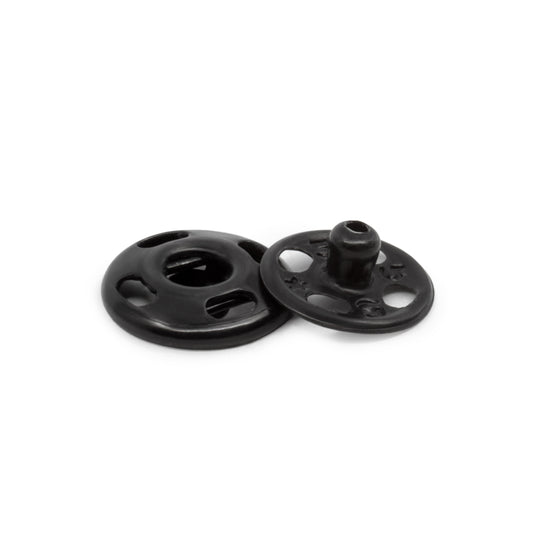 80-20-1|Dritz Sew-On Snaps, 10 Sets, Size 2/0, Black