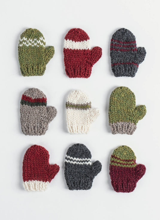 BSF-202136|Blue Sky Fibers Holiday Cheer Mini Mitt Pattern, Free PDF Pattern