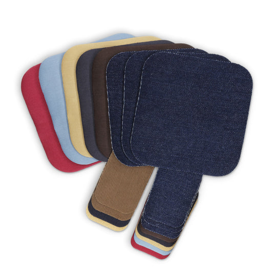 55801-66|Dritz Iron-On Patches, Assorted, 20 pc