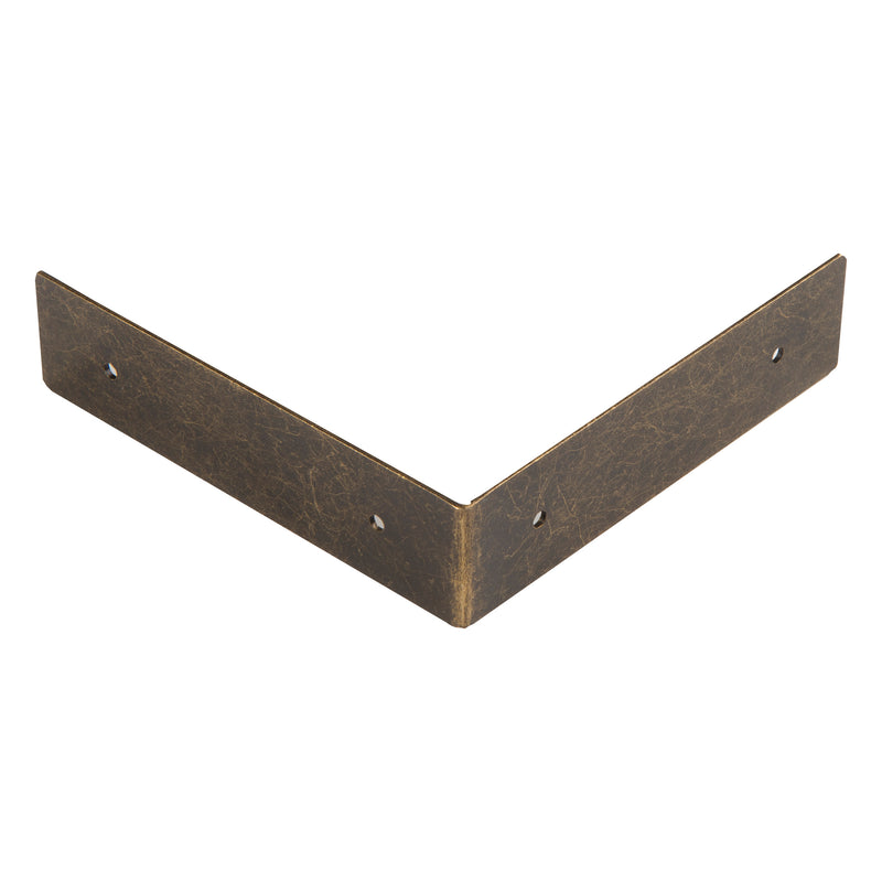 Load image into Gallery viewer, 44791-38|Dritz Smooth Right Angle Corners, Large, Antique Brass, 4 pc
