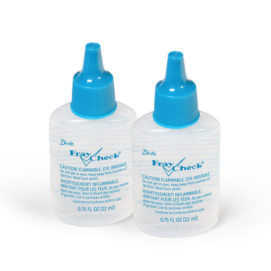 1674|Dritz Fray Check Liquid Seam Sealant, 2-Pack