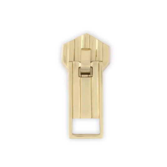 47201-35|Dritz Brass Zipper Pull, Bright Brass