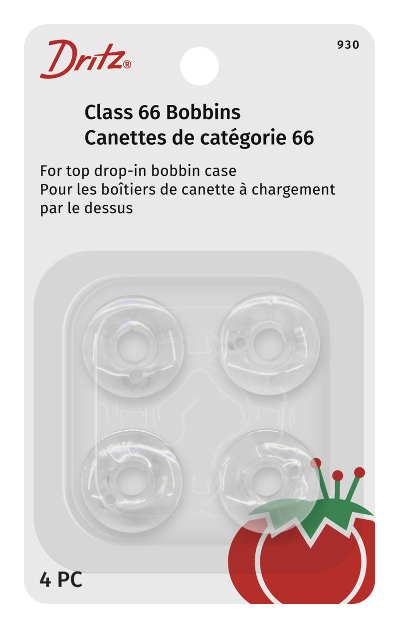 Chargez l'image dans la visionneuse de la galerie, 930|Dritz Class 66 Bobbins, Plastic, 4 pc