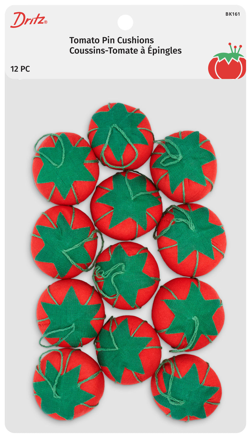 Load image into Gallery viewer, BK161|Dritz 1" Tiny Tomato Pin Cushions, 12 pc
