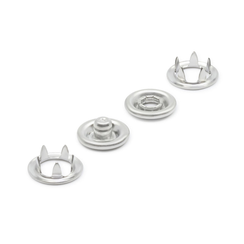 Load image into Gallery viewer, 15-65|Dritz 3/8" Snap Fasteners, 7 Sets, Nickel