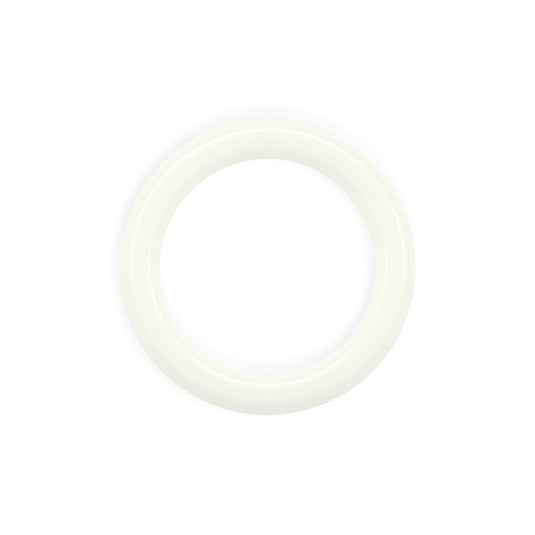 713-118|Dritz 1-1/8" Plastic Rings, White, 14 pc