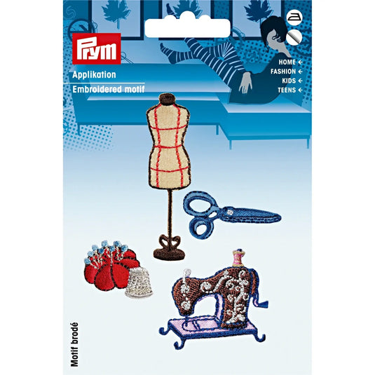 926470|Prym Applique, Assorted Sewing Motifs, 4 pc
