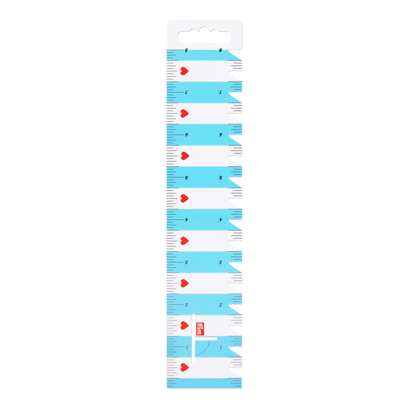 Cargue la imagen en el visor de la galería, 60119|Prym 8" Flexible Ruler, Turquoise