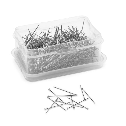 126|Dritz 1-1/16" Dressmaker Pins, Nickel, 750 pc