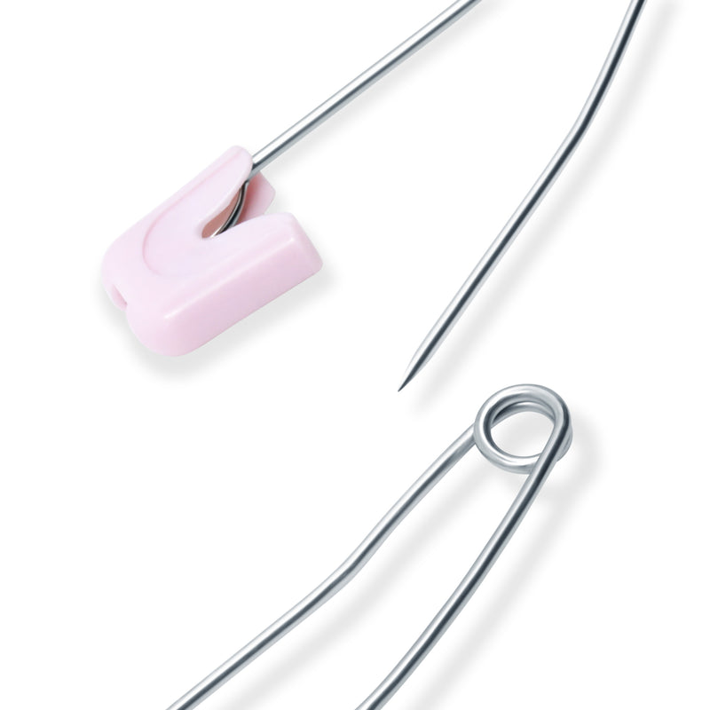 Cargue la imagen en el visor de la galería, 46-66|Dritz Pastel Baby-Safe Diaper Pins, 4 Count, Assorted Colors