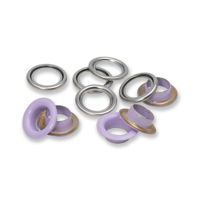 Load image into Gallery viewer, 542548|Prym Eyelets with washers 11 mm Lilac 20pc