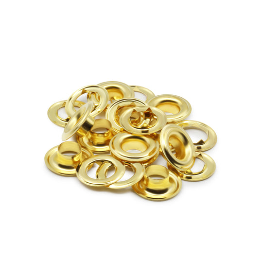 661|Dritz 7/16" Extra-Large Eyelets, 10 Sets, Brass