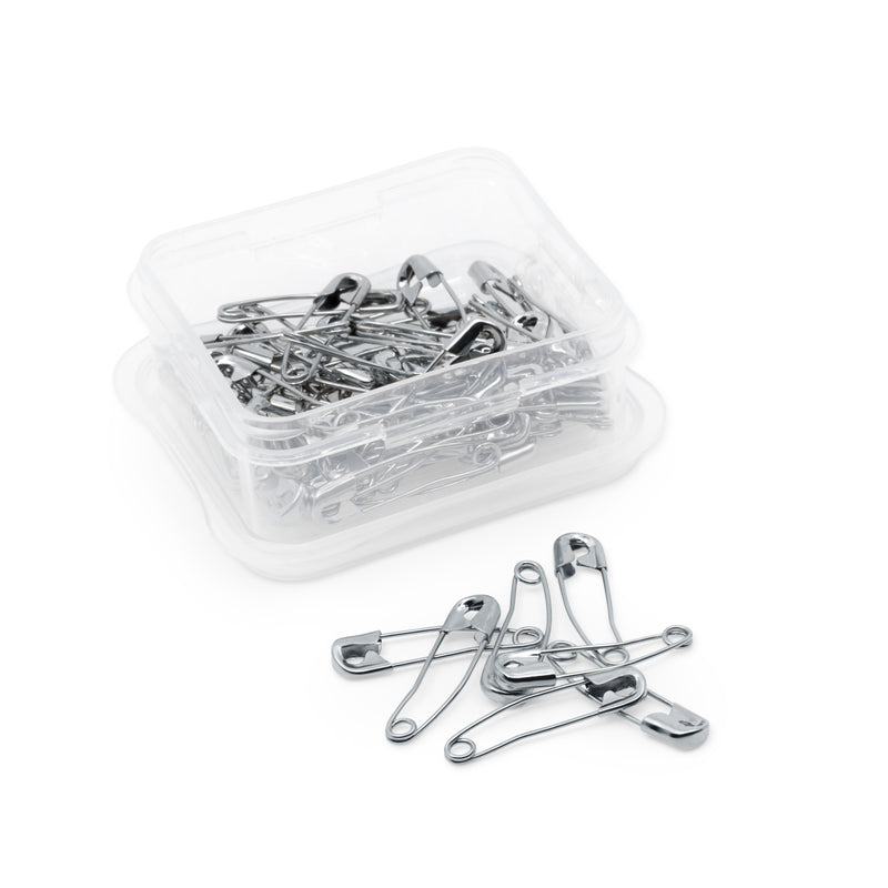 Chargez l'image dans la visionneuse de la galerie, 7215|Dritz 1-1/16" Curved Safety Pins, Nickel, 50 pc