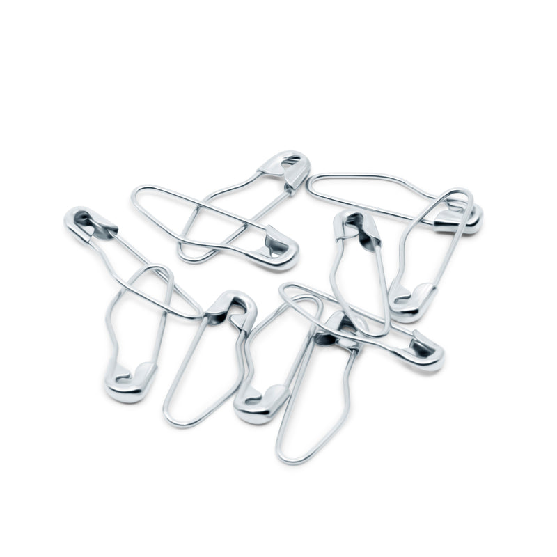 Load image into Gallery viewer, 73|Dritz 3/4" Button Pins, Nickel, 10 pc