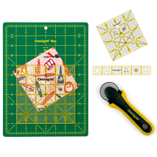 12WGRS|Omnigrid Quilting Travel Kit