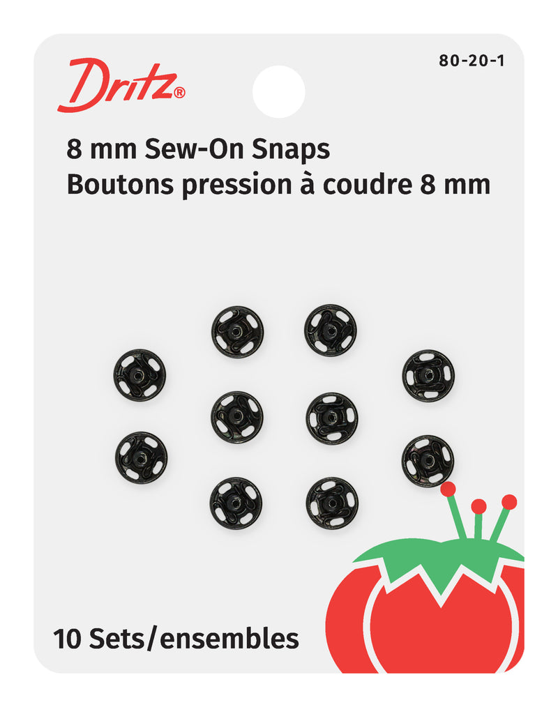 Chargez l'image dans la visionneuse de la galerie, 80-20-1|Dritz Sew-On Snaps, 10 Sets, Size 2/0, Black