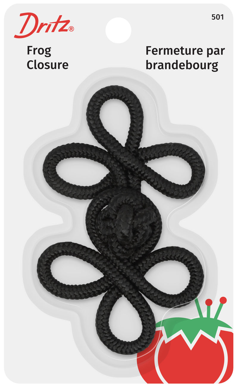 Chargez l'image dans la visionneuse de la galerie, 501|Dritz 4" Frog Closure Set, Black