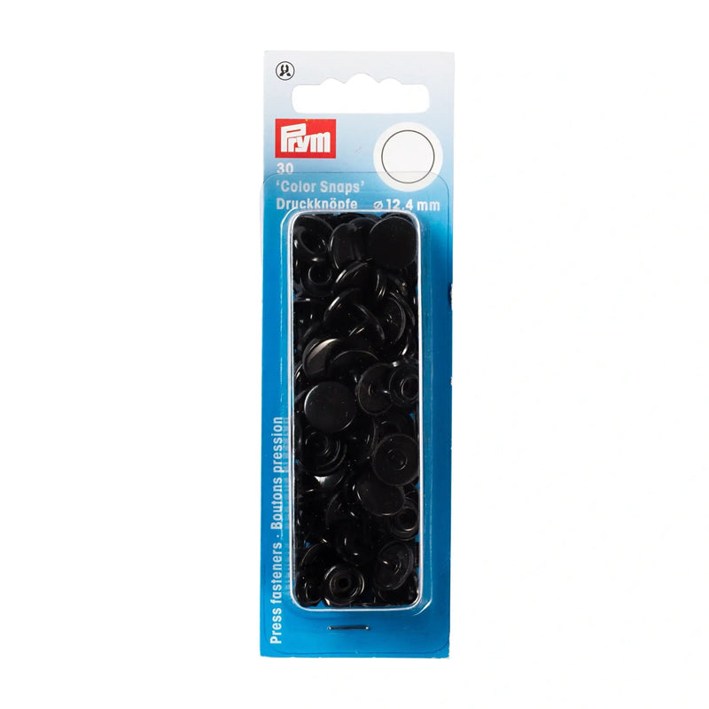 Load image into Gallery viewer, 393105|Prym Non-Sew Color Snaps 12.4 mm, 30 pc, Black
