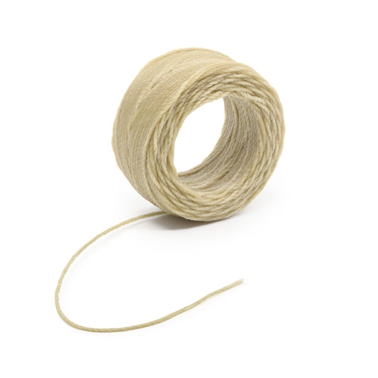 9043|Dritz Waxed Button Thread, Natural, 20 yd