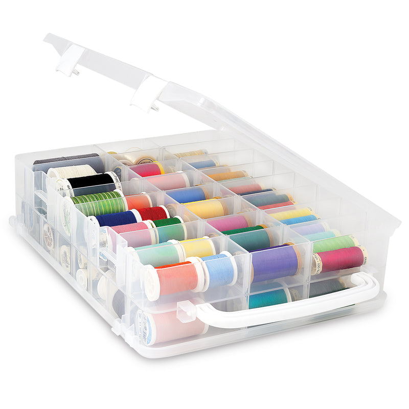 Chargez l'image dans la visionneuse de la galerie, 889|Dritz Thread Storage Box, 48 Compartments