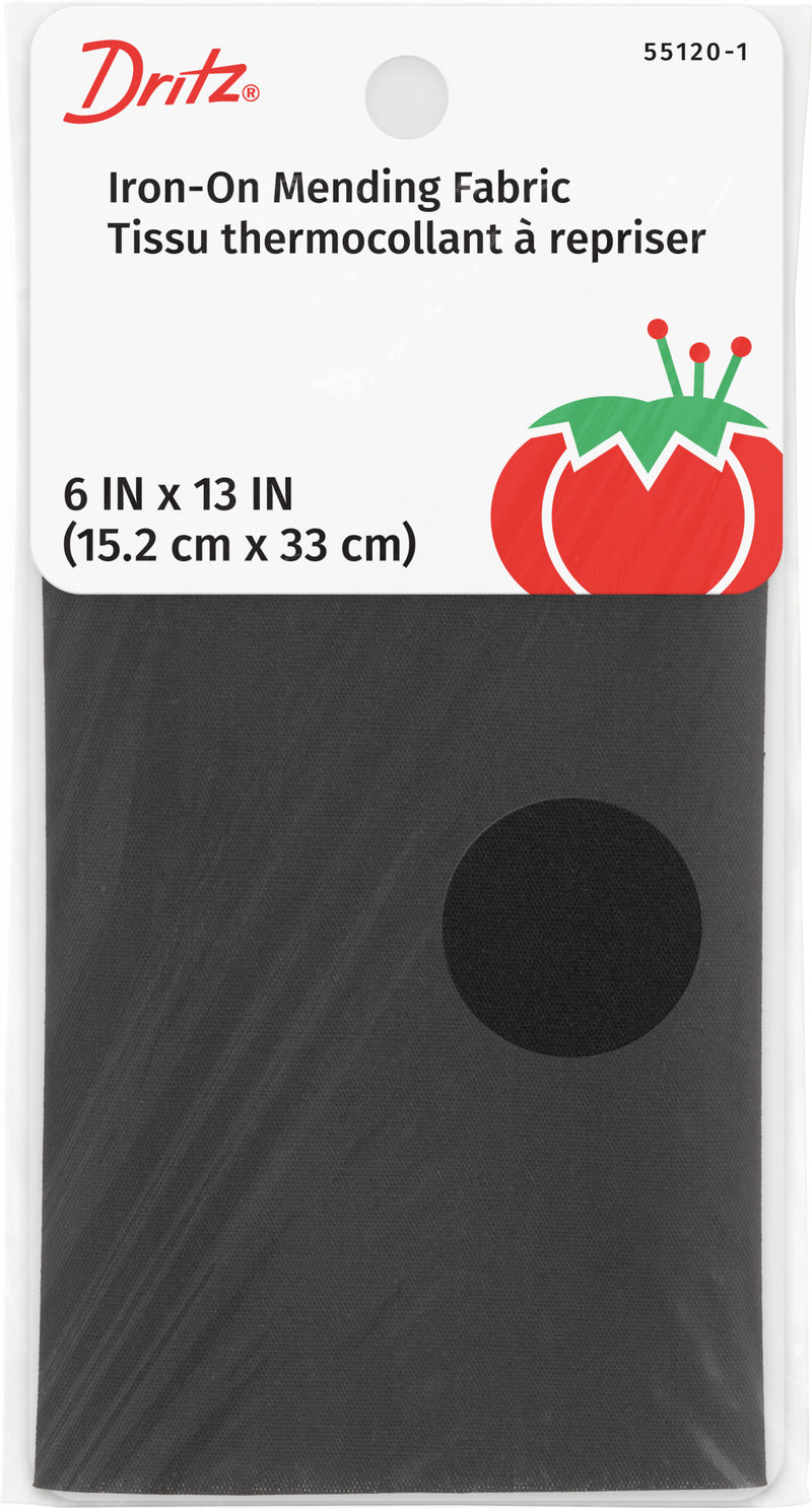 Cargue la imagen en el visor de la galería, 55120-1|Dritz Iron-On Mending Tape, 6" x 13", Black