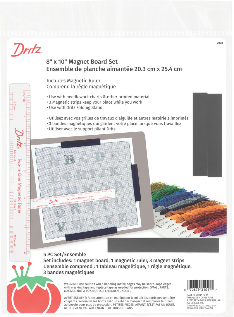 Cargue la imagen en el visor de la galería, 2008|Dritz Magnet Board Ruler, 8" x 10"
