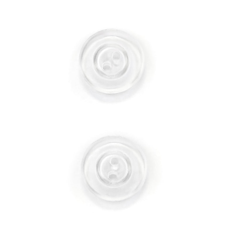 Load image into Gallery viewer, 25564|Dritz Transparent Buttons, 17mm, 16 pc