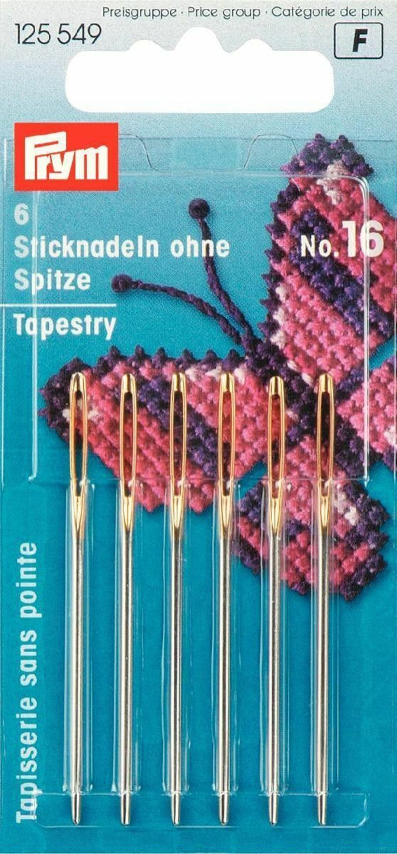 Cargue la imagen en el visor de la galería, 125549|Prym Tapestry Needles, No. 16, 6 PC