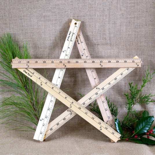744|Dritz Wood Yardstick with Metal Tips