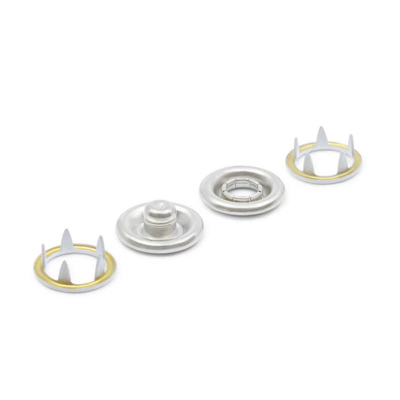 Load image into Gallery viewer, 16-9|Dritz 7/16" Snap Fasteners, 7 Sets, White