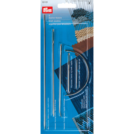 131121|Prym Craft Hand Needles, Assorted, 6 pc