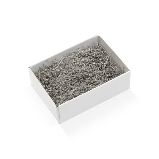 111300|Prym Satin Pins, Size 17, Nickel, 1/2 lb