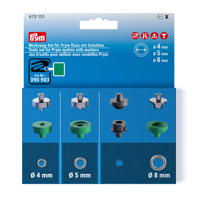Load image into Gallery viewer, 673131|Prym VARIO Tools set Eyelets 4-5-8 mm