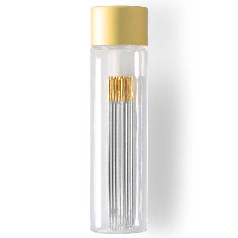 Chargez l'image dans la visionneuse de la galerie, 3058|Dritz Gold-Eye Big Stitch Quilting Needles, Size 5, 12 pc
