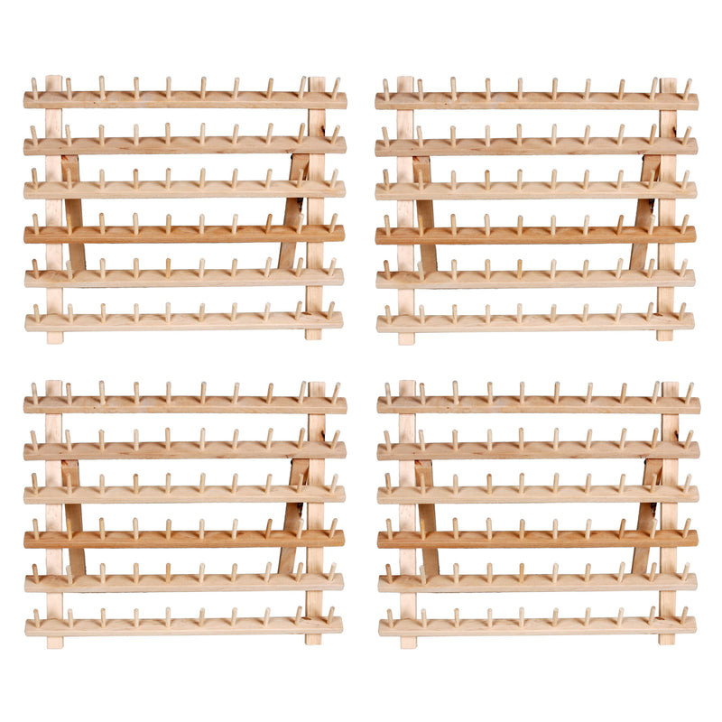 Load image into Gallery viewer, 11164A|Dritz Wooden Thread Rack, 4 pc