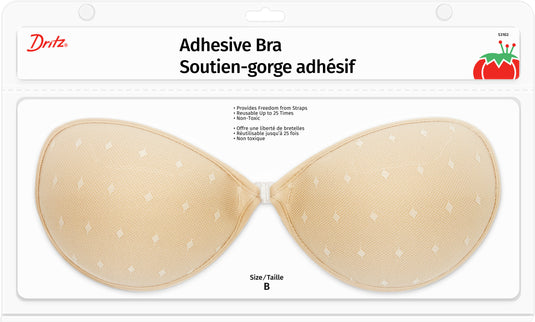 53102|Dritz Adhesive Bra, Beige, B Cup