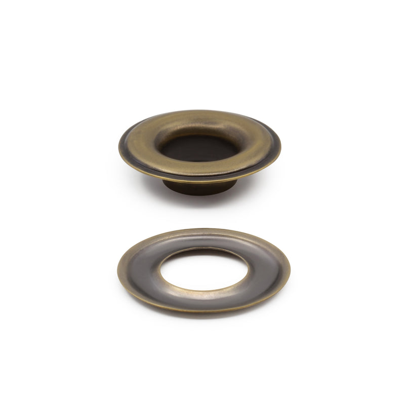 Load image into Gallery viewer, 1-38|Dritz 3/8" Grommets, 8 pc, Antique Brass