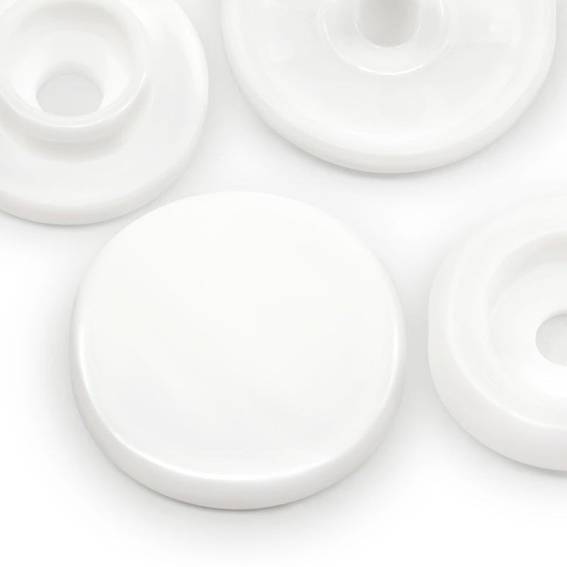Cargue la imagen en el visor de la galería, 11179|Dritz 1/2" Plastic Snaps, White, 60 Sets